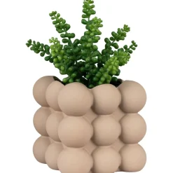 Kukkaruukku House Nordic Flowerpot, 13.5x13.5x13cm, keramiikka, ruskea