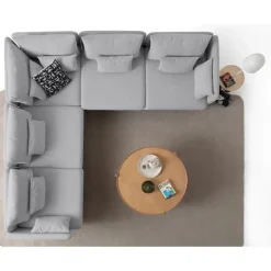 Kulmasohva Linento Furniture Flexy L, 5-istuttava