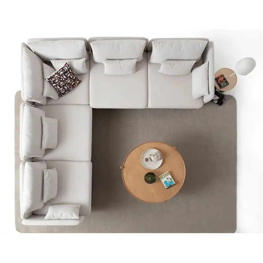 Kulmasohva Linento Furniture Flexy L, 5-istuttava