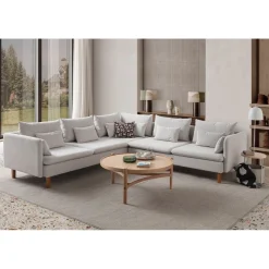 Kulmasohva Linento Furniture Flexy L, 5-istuttava