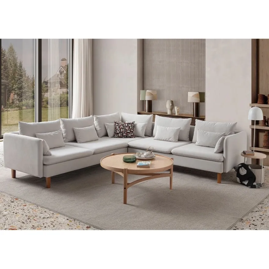 Kulmasohva Linento Furniture Flexy L, 5-istuttava