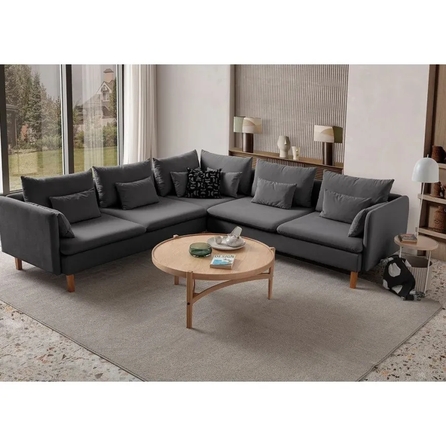 Kulmasohva Linento Furniture Flexy L, 5-istuttava