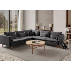 Kulmasohva Linento Furniture Flexy L, 5-istuttava