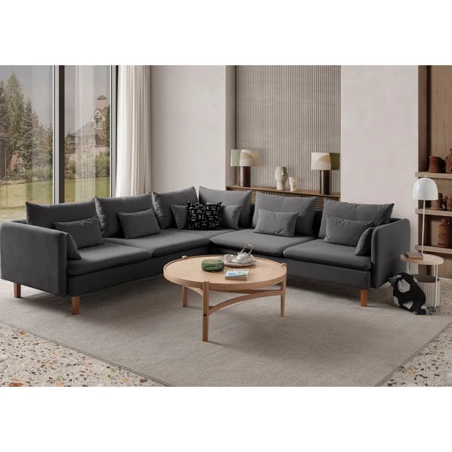 Kulmasohva Linento Furniture Flexy L, 5-istuttava
