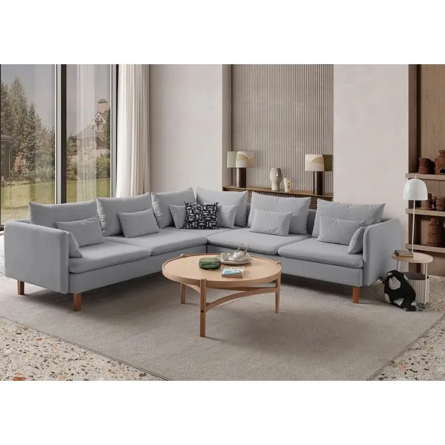 Kulmasohva Linento Furniture Flexy L, 5-istuttava