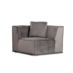 Kulmasohva Linento Furniture Lego, 6-istuttava, 300x388cm, vasen, harmaa/vaaleanharmaa