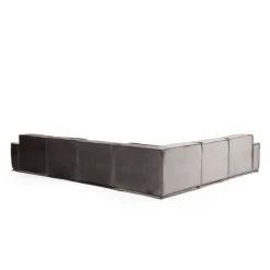 Kulmasohva Linento Furniture Lego, 6-istuttava, 300x388cm, vasen, harmaa/vaaleanharmaa