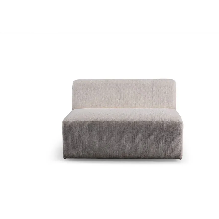 Kulmasohva Linento Furniture Melva, 5-istuttava, rahilla, valkoinen