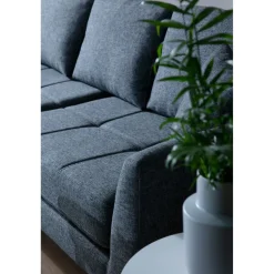 Kulmasohva Linento Furniture Tempo, vasen, harmaa