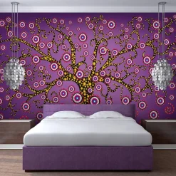 Kuvatapetti Artgeist Abstract: violet tree, eri kokoja