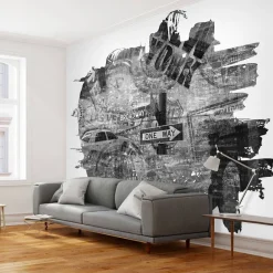Kuvatapetti Artgeist Black and white New York collage, eri kokoja