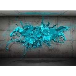 Kuvatapetti Artgeist Blue Ink Blot, eri kokoja
