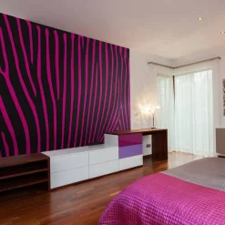 Kuvatapetti Artgeist Violet Zebra Pattern, eri kokoja