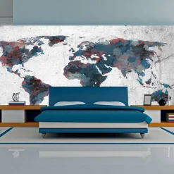 Kuvatapetti Artgeist World map on the wall, 550x270cm