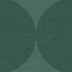 Kuvatapetti Origin Semicircles XXL 357225, 0,5x9m, graafinen/geometrinen, vihreä