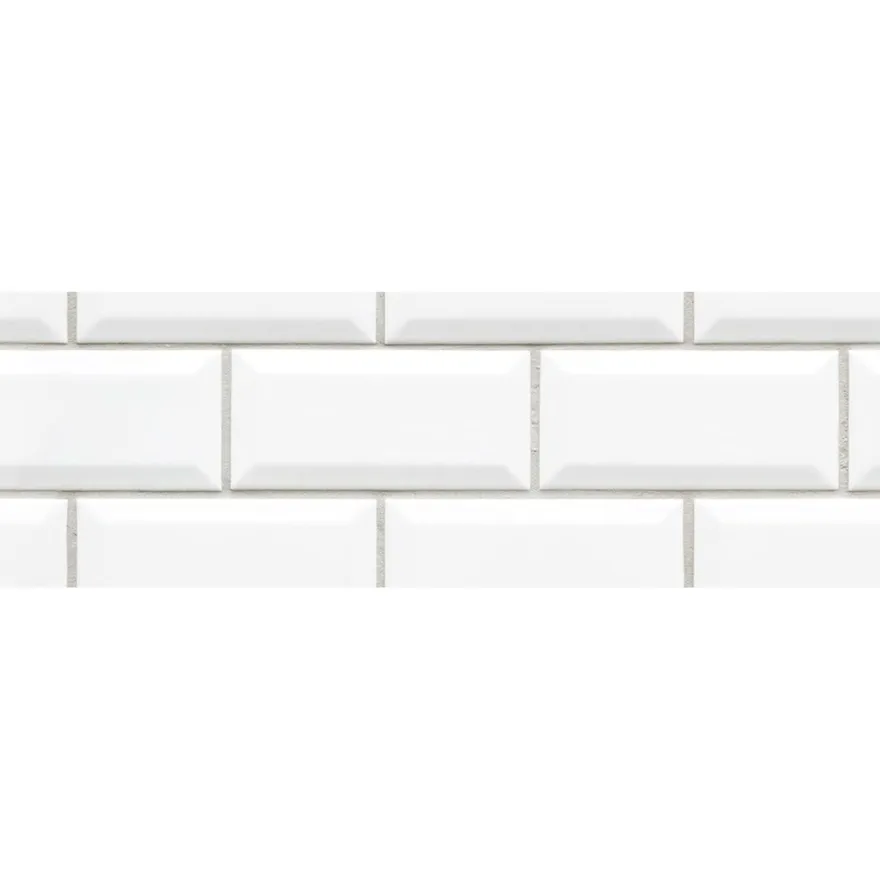 Kuvatapetti Rebel Walls Bistro Tiles White, non-woven, mittatilaus