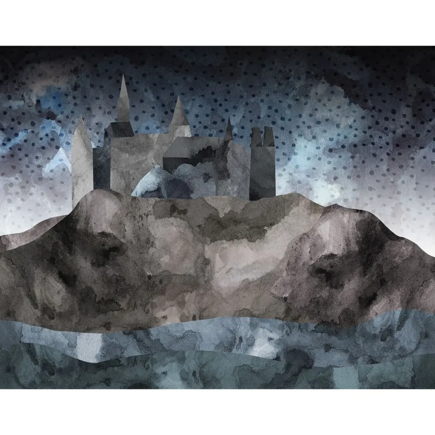 Kuvatapetti Rebel Walls Cliff Castle, non-woven, mittatilaus