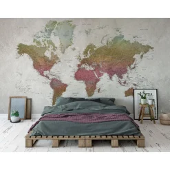 Kuvatapetti Rebel Walls School Atlas Rainbow, non-woven, mittatilaus