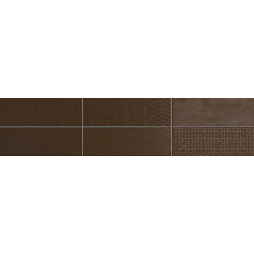 Kuviolaatta Pukkila Soho Chocolat, himmeä, struktuuri, 297x97mm