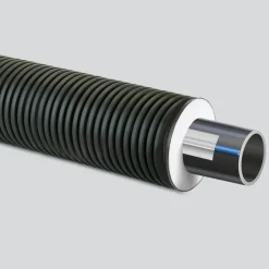 Kylmävesijohto RauHeat PexFlex Blue 32/125 lämmityskaapelilla