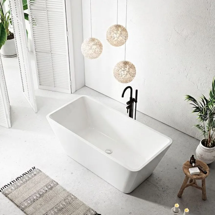 Kylpyamme Bathlife Ro, 1570x700mm, saniteettiakryyli, valkoinen