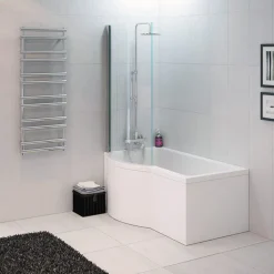 Kylpyamme Nordhem Solvik Standard, 1500-1700x900x590mm, eri kokoja, valkoinen