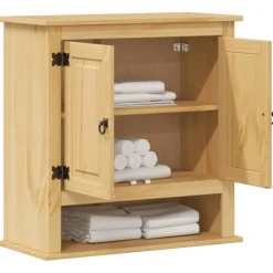 Kylpyhuoneen kaappi Corona 70x33x71,5 cm täysi mänty (13406)