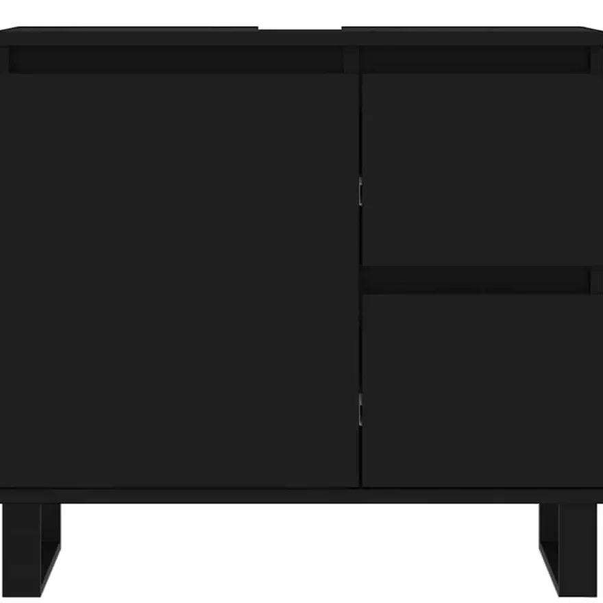 Kylpyhuoneen kaappi teknisestä puusta, 65x33x60 cm, eri värejä (29866)
