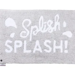 Kylpyhuoneen matto Tom Tailor Cotton Design Splash, 60x100cm/70x120cm, harmaa