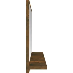 Kylpyhuoneen peili savutammi 60x10,5x37 cm tekninen puu (15636)