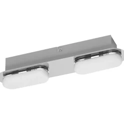 Kylpyhuoneen seinävalaisin Osram Smart+ Matter Orbis Duplo IP44 Tunable White hopea, eri kokoja
