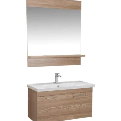 Kylpyhuoneryhmä Linento Bathroom Sequoia peili, eri kokoja