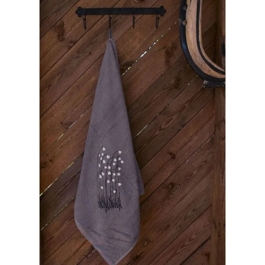 Kylpypyyhe Pikkupuoti Suovilla, 70x140cm, harmaa