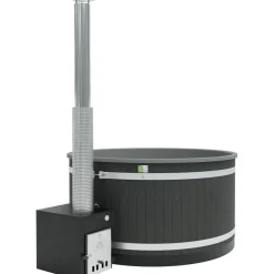 Kylpytynnyri Kirami Comfort Family L Cube, 6-8 hlöä, EP NightBlack/LightGray
