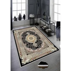 Kynnysmatto Linento HMNT821, 50x80cm, musta/beige