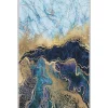 Kynnysmatto Linento HMNT768, 50x80cm, sininen/kulta