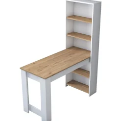 Kynsipöytä Linento Furniture BJ113-2621, ruskea/valkoinen