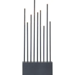 Kynttelikkö Star Trading Buzz, 600x230x60mm, harmaa