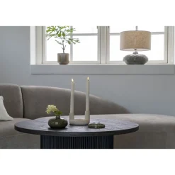 Kynttilänjalka House Nordic, ø13x8.5cm, keramiikka, beige