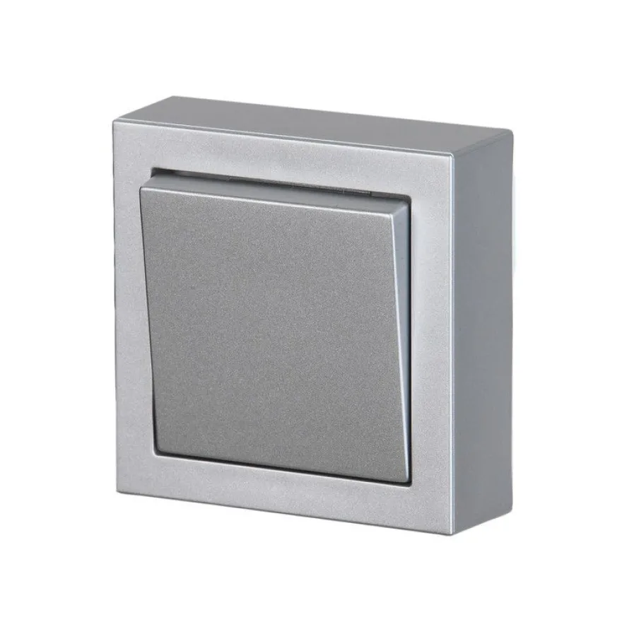 Kytkin ABB Impressivo - 6/16AX/250V/IP21 PPJ 2X alumiini