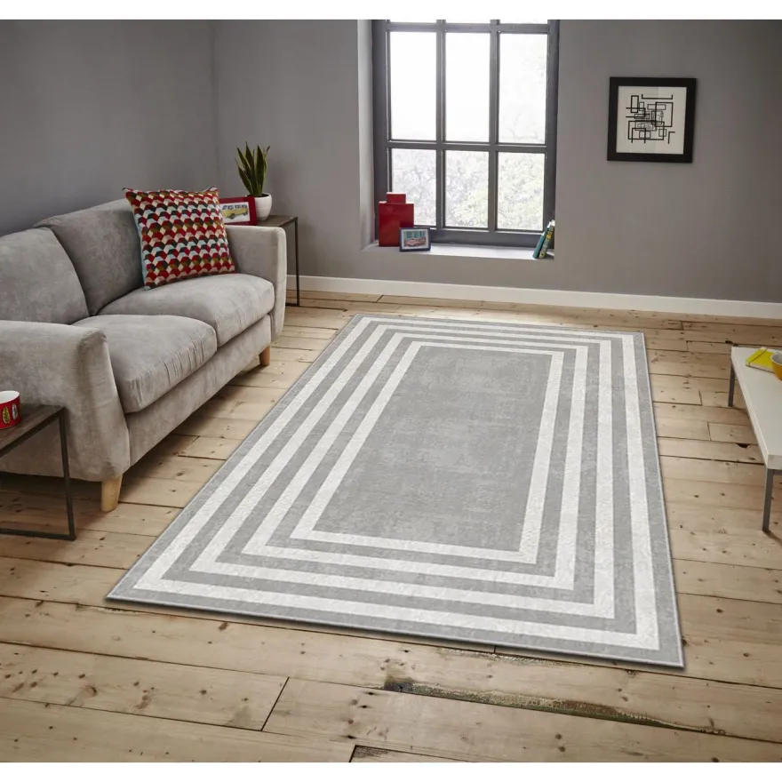 Käytävämatto Linento ASR CRPT-121, 80x140cm, harmaa