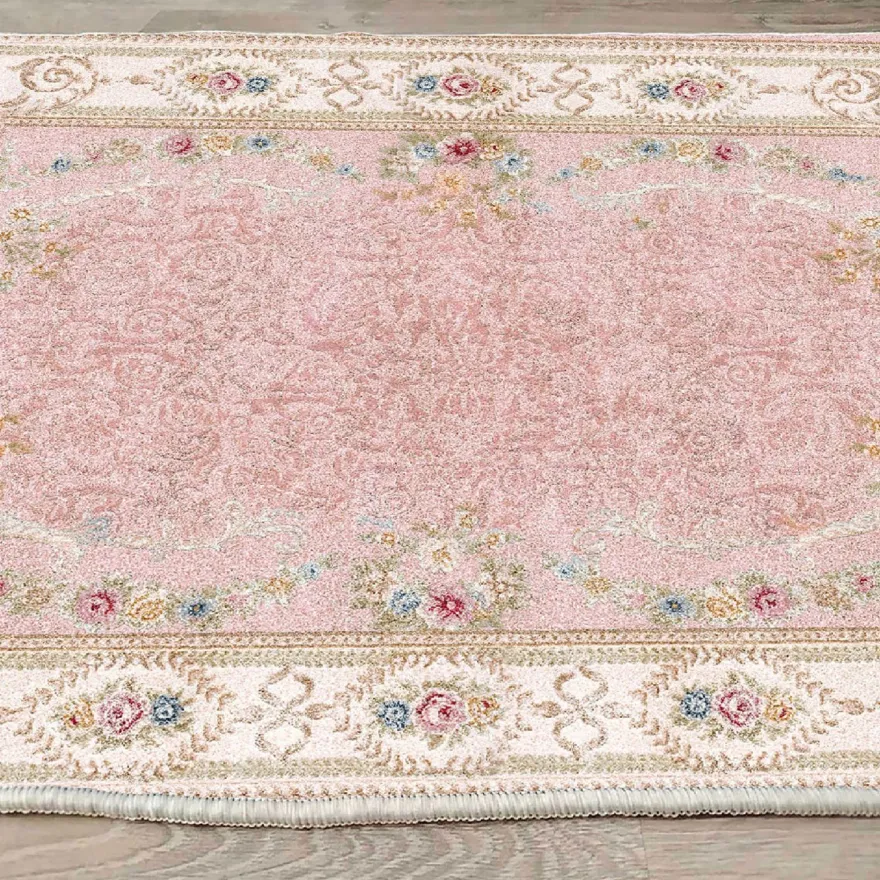 Käytävämatto Linento Els Jaki 80x150cm vaaleanpunainen