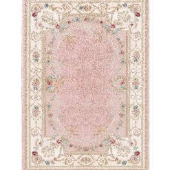 Käytävämatto Linento Els Jaki 80x150cm vaaleanpunainen