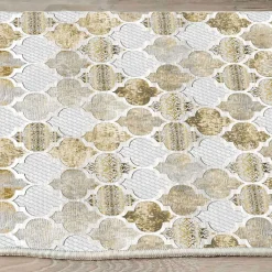 Käytävämatto Linento Els2389, 80x120cm, beige/valkoinen