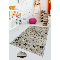 Käytävämatto Linento HMNT494, 80x150cm, beige/ruskea