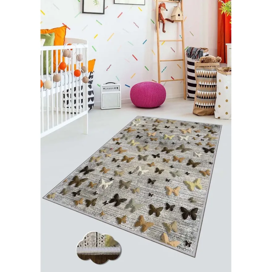 Käytävämatto Linento HMNT494, 80x150cm, beige/ruskea