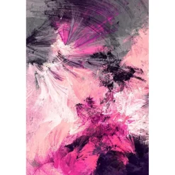 Käytävämatto Linento HMNT762, 80x300cm, pinkki