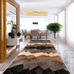Käytävämatto Linento Kiia 80x250cm ruskea