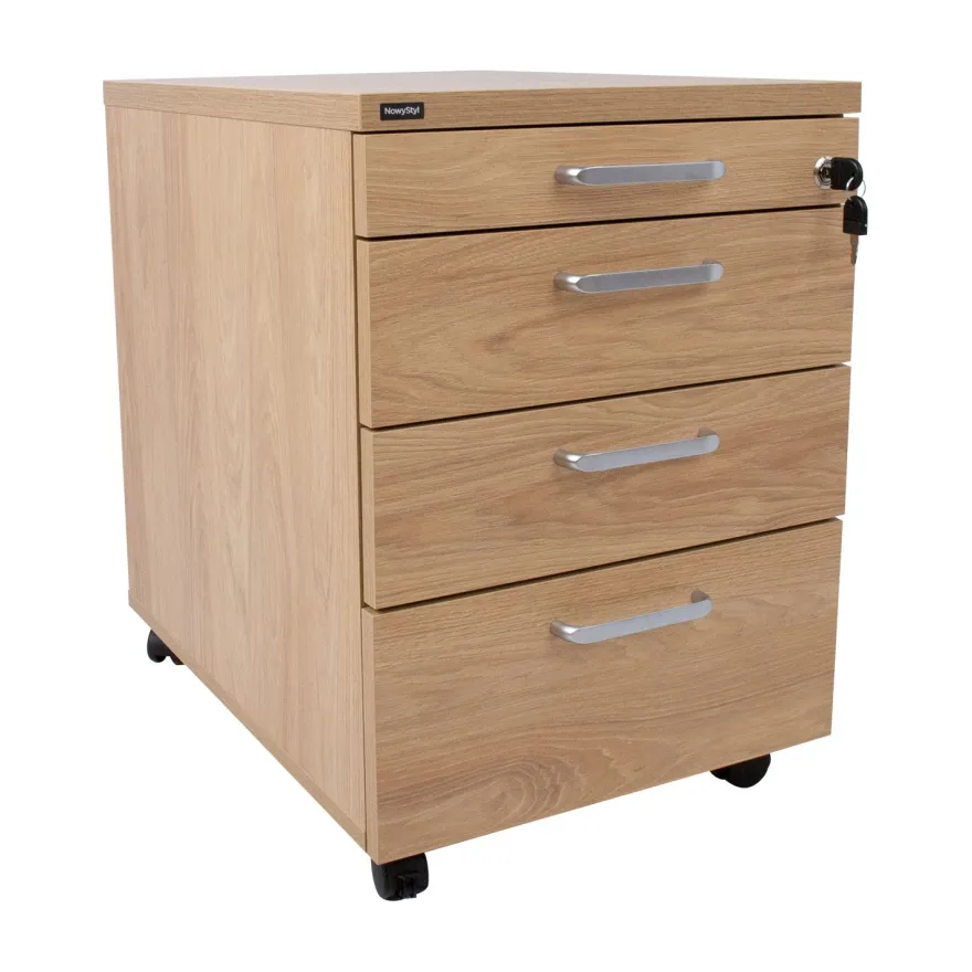 Laatikosto Home4You ERGO 60x43x60cm, hikkoripuu