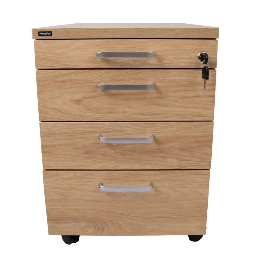 Laatikosto Home4You ERGO 60x43x60cm, hikkoripuu